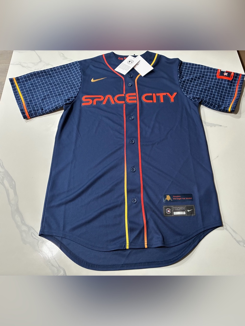 Houston Astros City Connect Men’s Nike Jersey Retails For $140